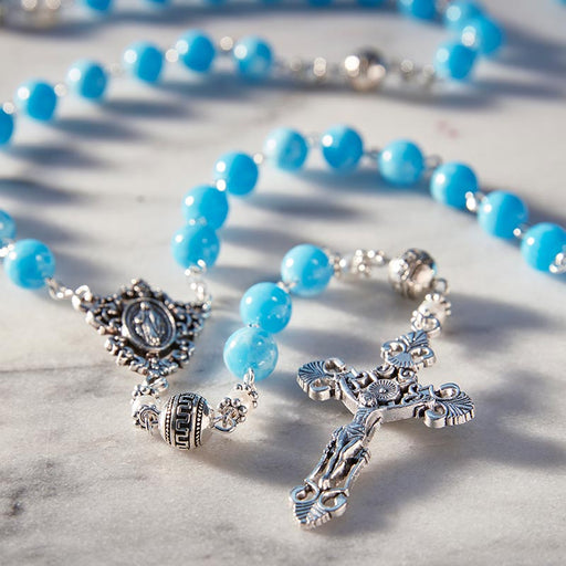 Aqua Rosary - Amalfi Collection