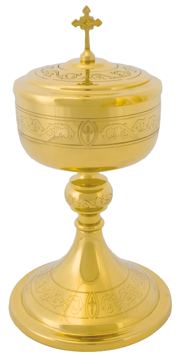 Engraved 24K Gold Ciborium, 175 Hosts