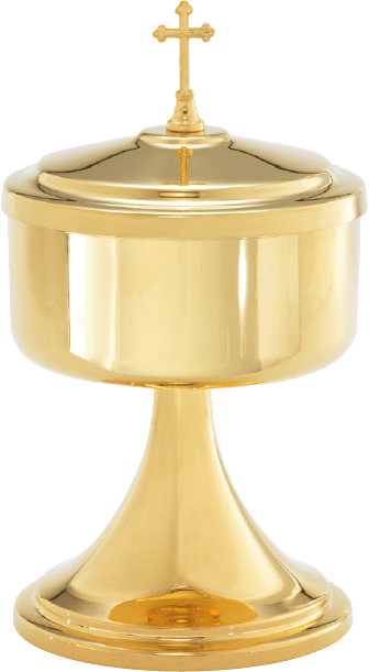 24K Gold-Plated Ciborium with Matching Cover