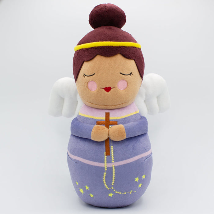 Purple Guardian Angel Plush Doll