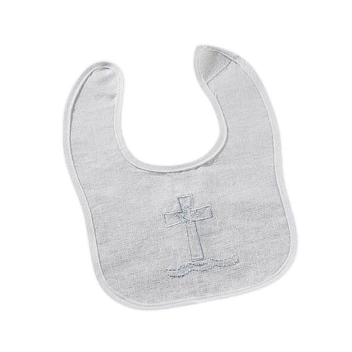Baptismal Bib with Cross Baptism Gift Ideas Gifts for Baby Baby Shower gifts