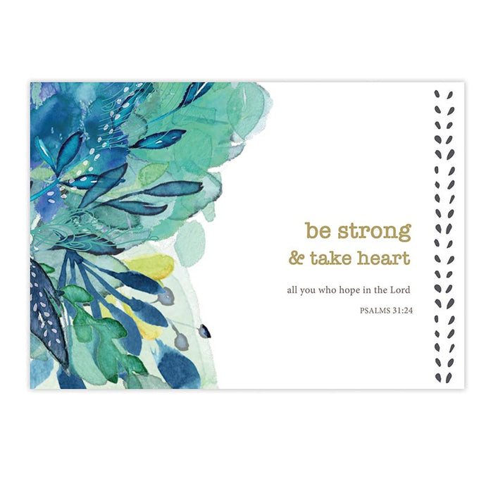 Be Strong and Take Heart Post Card
