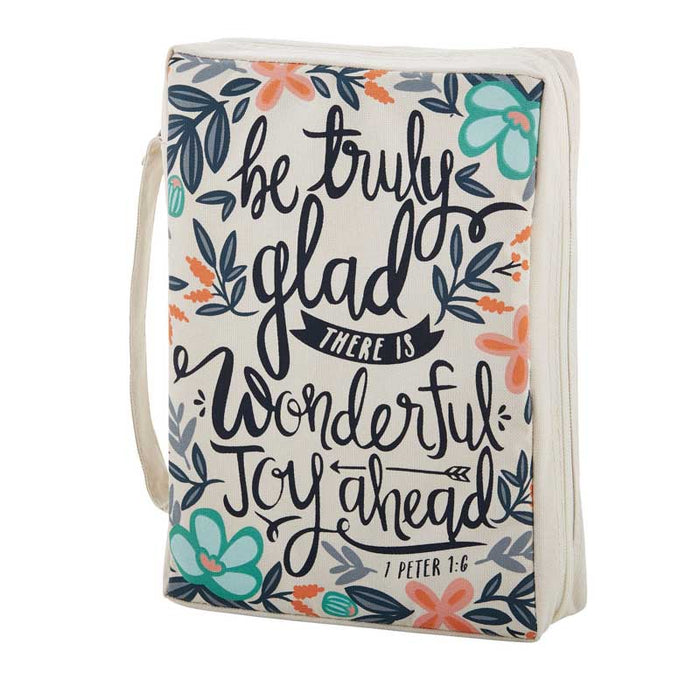 Bible Cover - Be Truly Glad - 2 Pieces Per Package