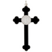 Black Budded Saint Benedict Crucifix - 12 Pieces Per Package