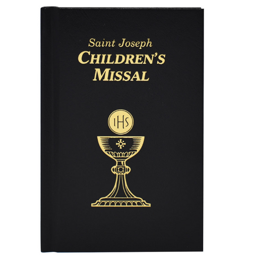 Black Saint Joseph Children's Missal - 4 Pieces Per Package