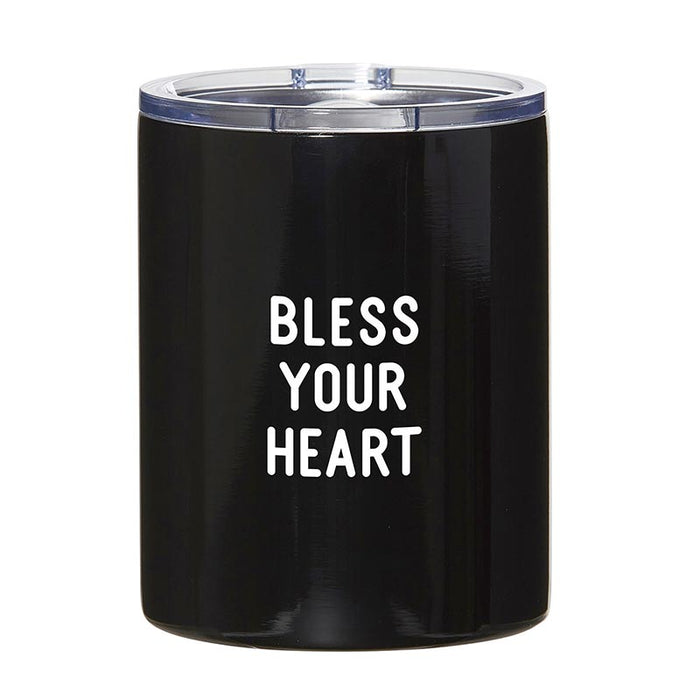 Bless Your Heart Black Stainless Steel Tumbler - 2 Pieces Per Package