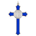 Blue Saint Benedict Crucifix - 12 Pieces Per Package