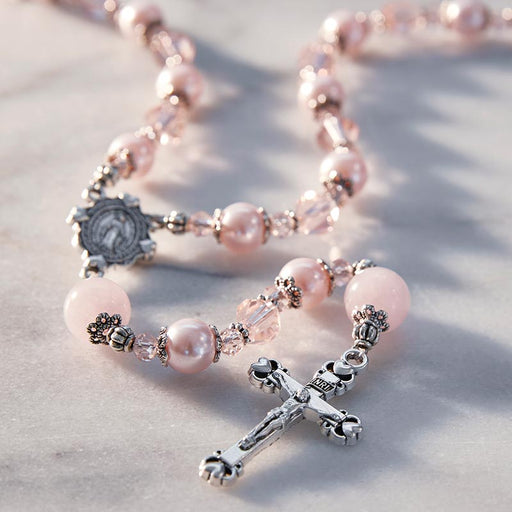 Blush Rosary - Amore Mio Collection