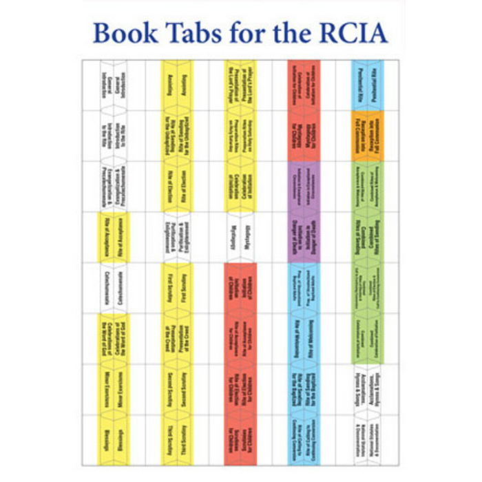 Book Tabs for the RCIA - 4 Pieces Per Package