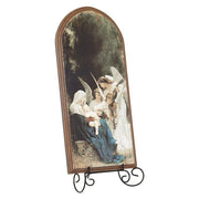 Bouguereau: Song Of Angels Arched Wood Plaque