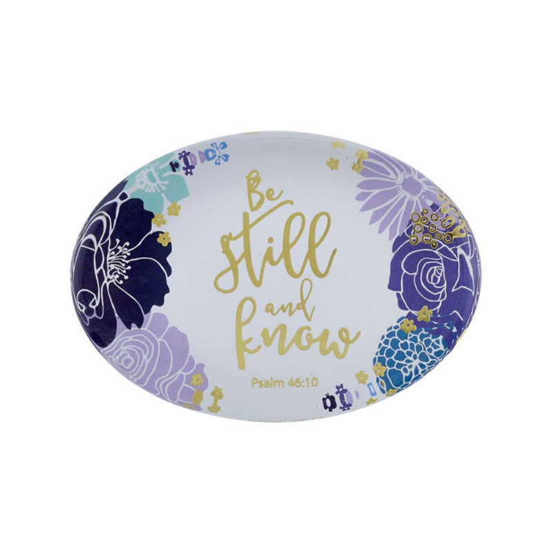 Bouquet Paperweight - Be Still Bouquet Paperweight Inspirational Bouquet Paperweight Paperweight Paperweights Inspirational gift