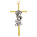 Boy Cross with Guardian Angel Crib Medal Set - 4 Pieces Per Package