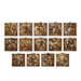 Brass Stations of The Cross - Set of 14