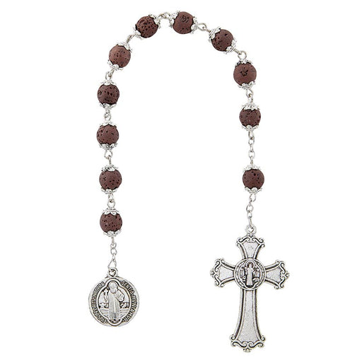 Brown One Decade Rosary - Pompeii Collection