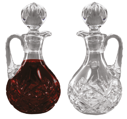 Lead Crystal Cruets, 6 oz