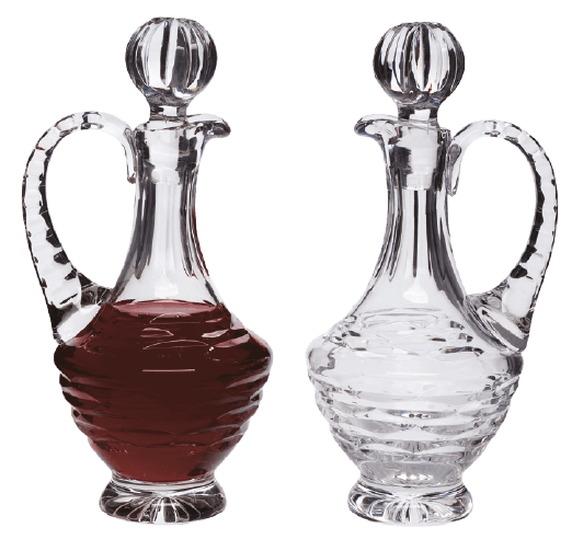 Lead Crystal Cruets, 8 oz
