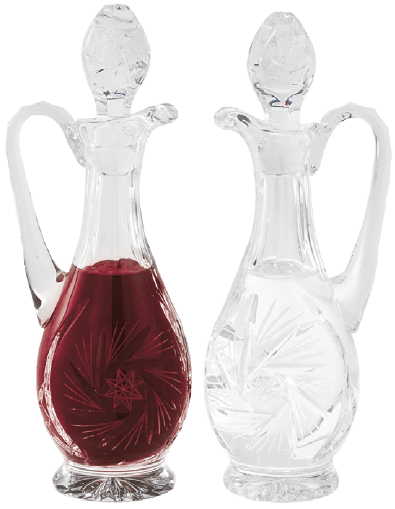 Lead Crystal Cruets, 6 oz