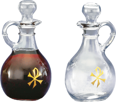 Glass Cruet Bottle, 11 oz