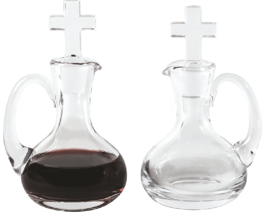 Glass Cruet Bottle, 6 oz
