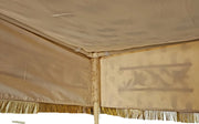 Can1 PX - Custom Embroidered MDS Canopy with PVC Frame and Metallic Fringe