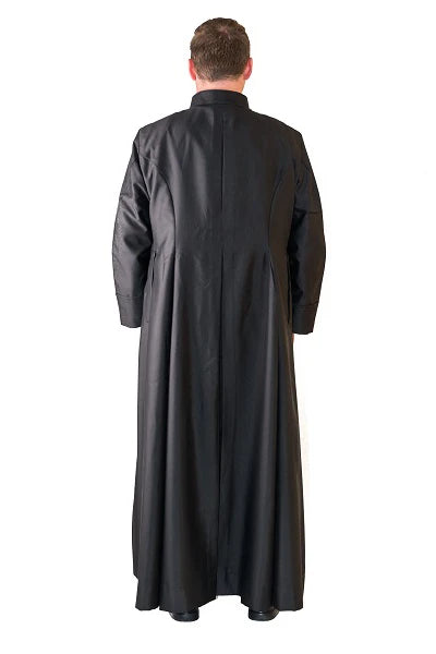 MDS C1600 Roman Cassock with Optional Cincture – Traditional Clergy Robe with Exceptional Fit & Quality