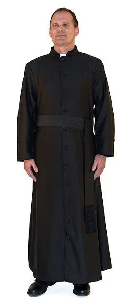 Classic Roman Cassock – 18 or 33 Buttons with Optional Concealed Zipper