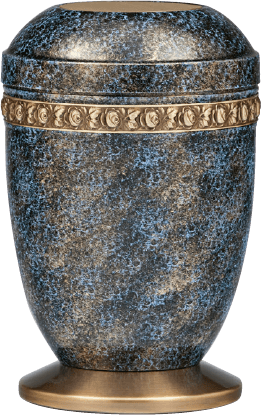 Celestial Blossom U-115 Copper and Brass Memorial Urn