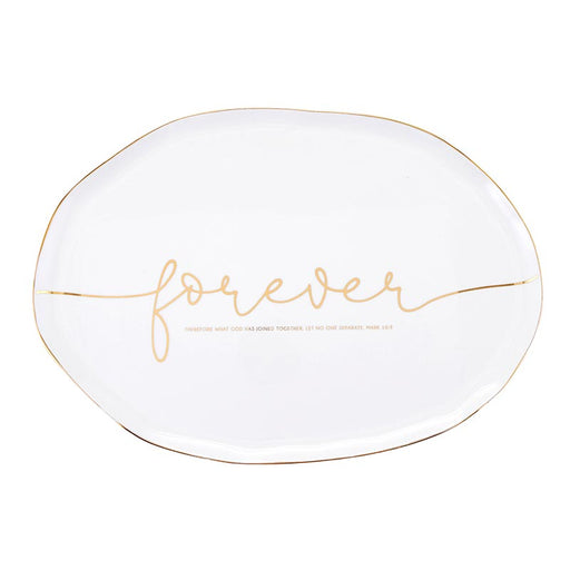 Ceramic Serving Platter - Forever