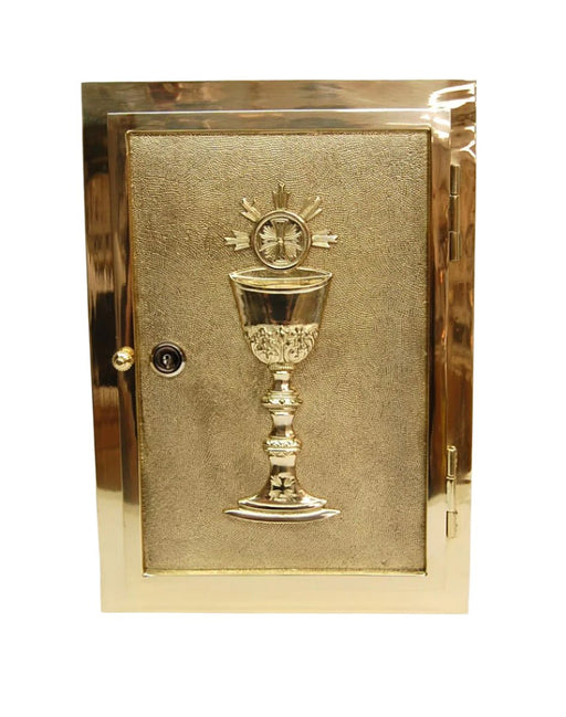 Chalice Polished Brass Tabernacle Door