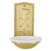 Chi Rho Holy Water Font