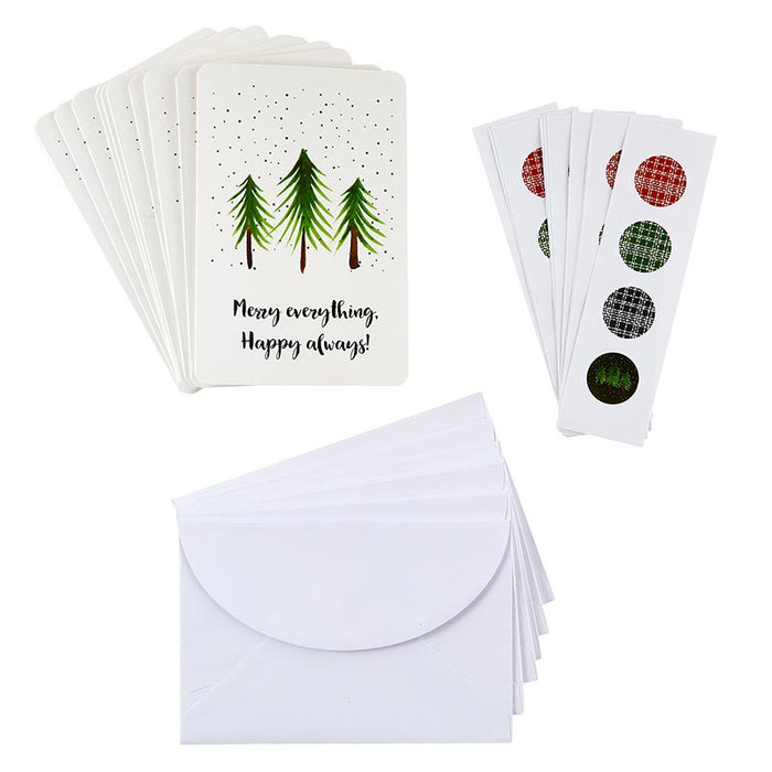 Christmas Card Set- 4 Sets Per Package