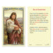 Laminated Holy Card Christ The Good Shepherd Act of Contrition - 25 Pieces Per Package