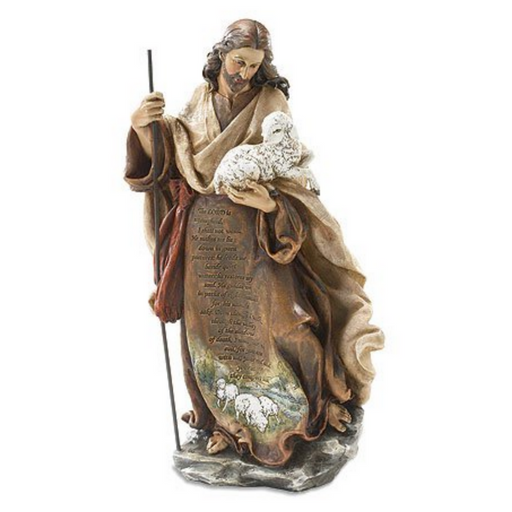 Christ with Lamb Statue - Figures of Faith