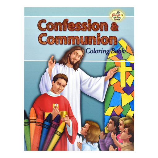 Confession And Communion Coloring Book - Part of the St. Joseph Coloring Book Series