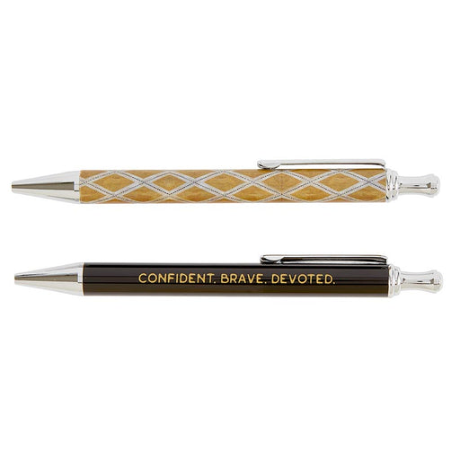 Confident Brave Devoted Pen Set