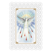 Confirmation/Come Holy Spirit Lace Holy Card