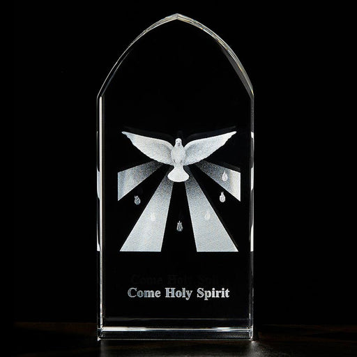 Confirmation Etched Glass Stand
