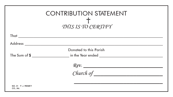 Contribution Statement - #31