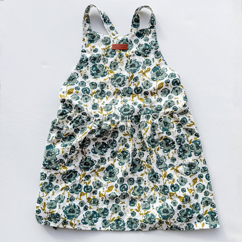 Blue Floral Catholic Christian Bible Scripture Apron