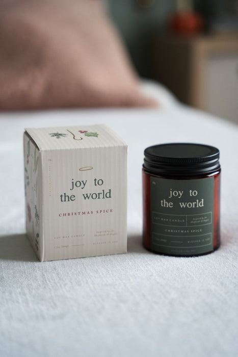 Joy to the World Candle