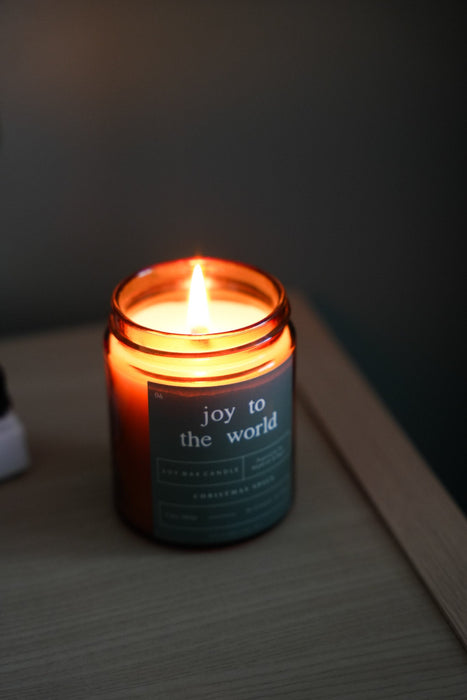 Joy to the World Candle