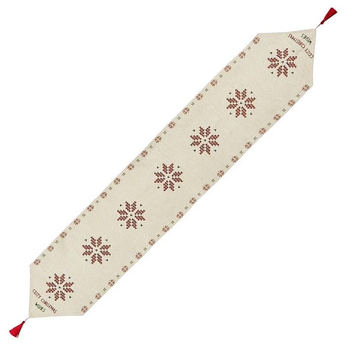 Cozy Christmas Wishes Table Runner