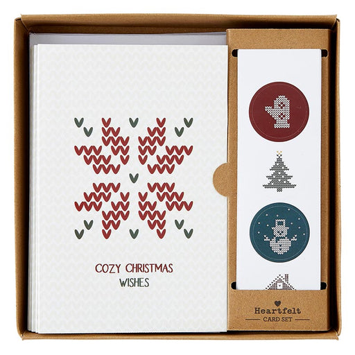 Cozy Wishes Greeting Card Set - 4 Sets Per Package