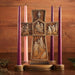 Cross Advent Candle Holder