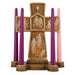 Cross Advent Candle Holder