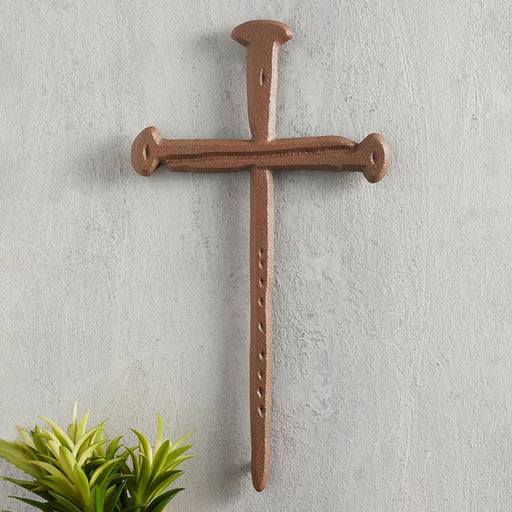 Cross of Nails Large Wall Cross - 2 Pieces Per Package