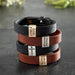Cross of Nails Leather Bracelet - 4 Pieces Per Package