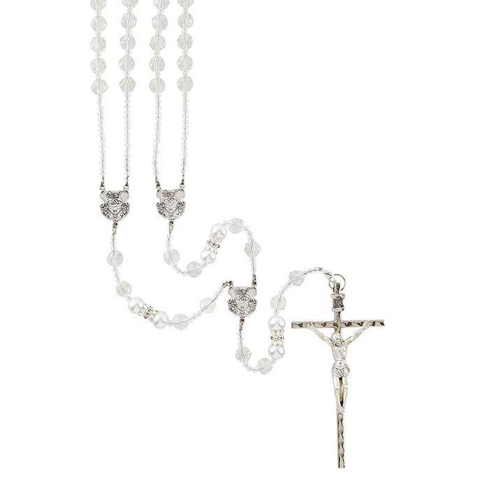 33" Crystal Lasso Wedding Rosary