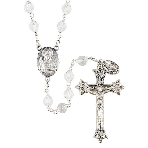 Crystal Vienna Collection Sacred Heart Rosary