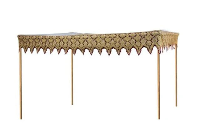 Custom Hand or Machine Embroidered Canopies with Fabric and Design Options